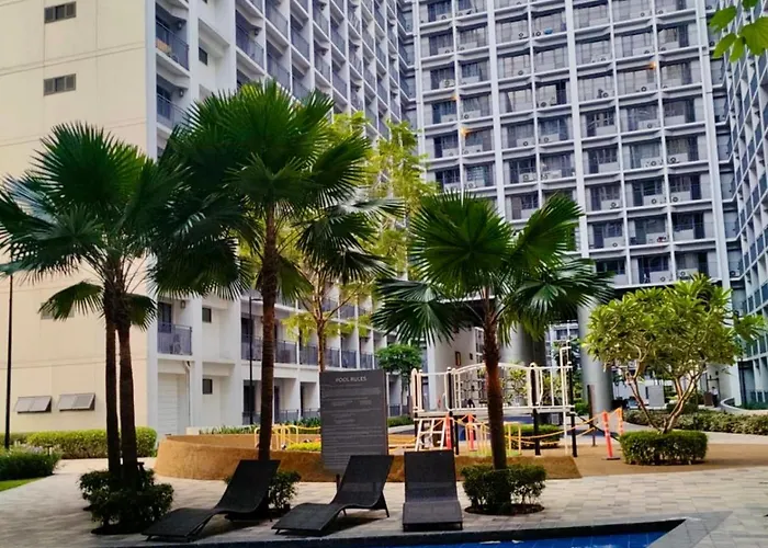 アパートホテル Urban Leshore Staycation Near Moa, Airport, Us Embassy マニラ市