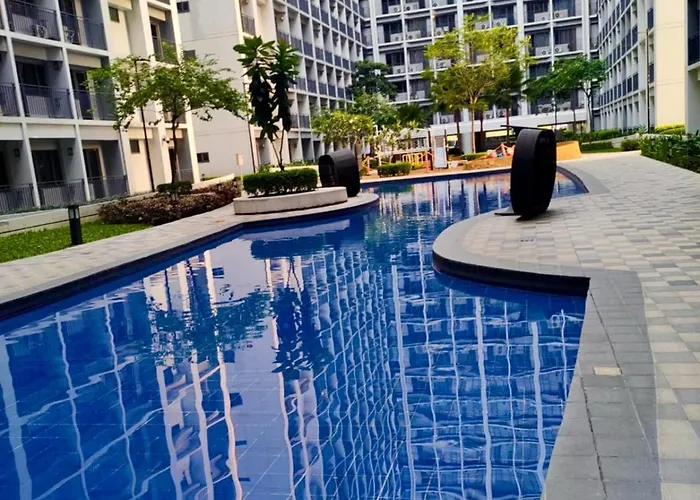 Urban Leshore Staycation Near Moa, Airport, Us Embassy アパートホテル